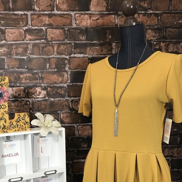 LuLaRoe Dresses & Skirts - LuLaRoe Amelia with pockets Brand new with tag